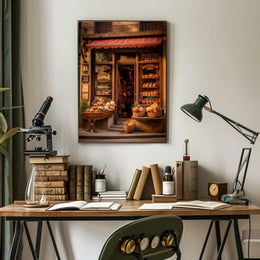 Charming Bakery Facade Poster