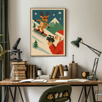 SantaS Winter Adventure Poster