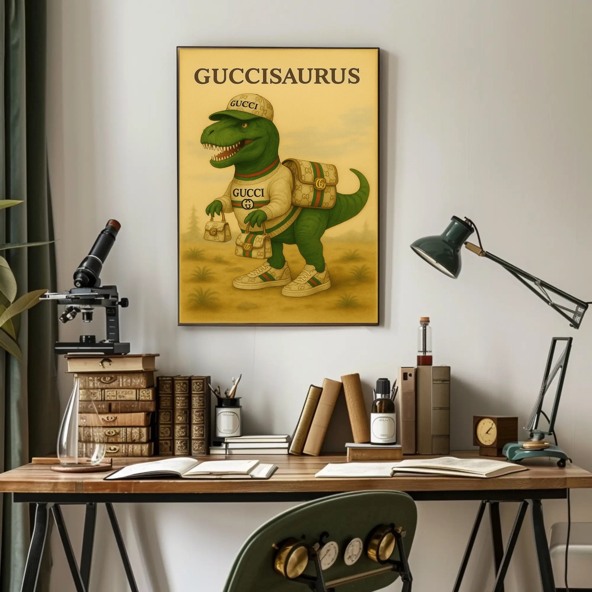 Guccisaurus Poster PosterGoat