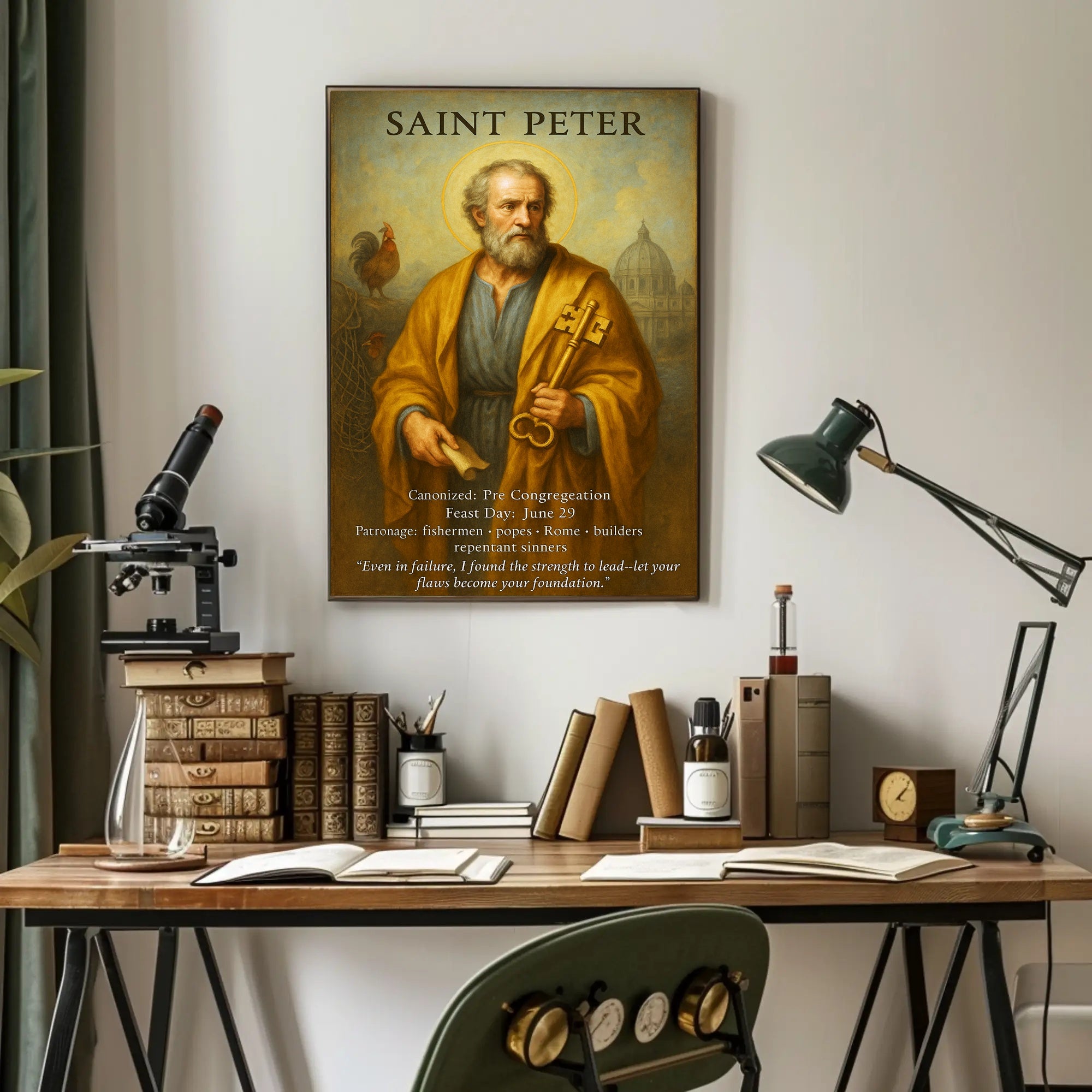 Saint Peter - The Rock of the Church Poster PosterGoat