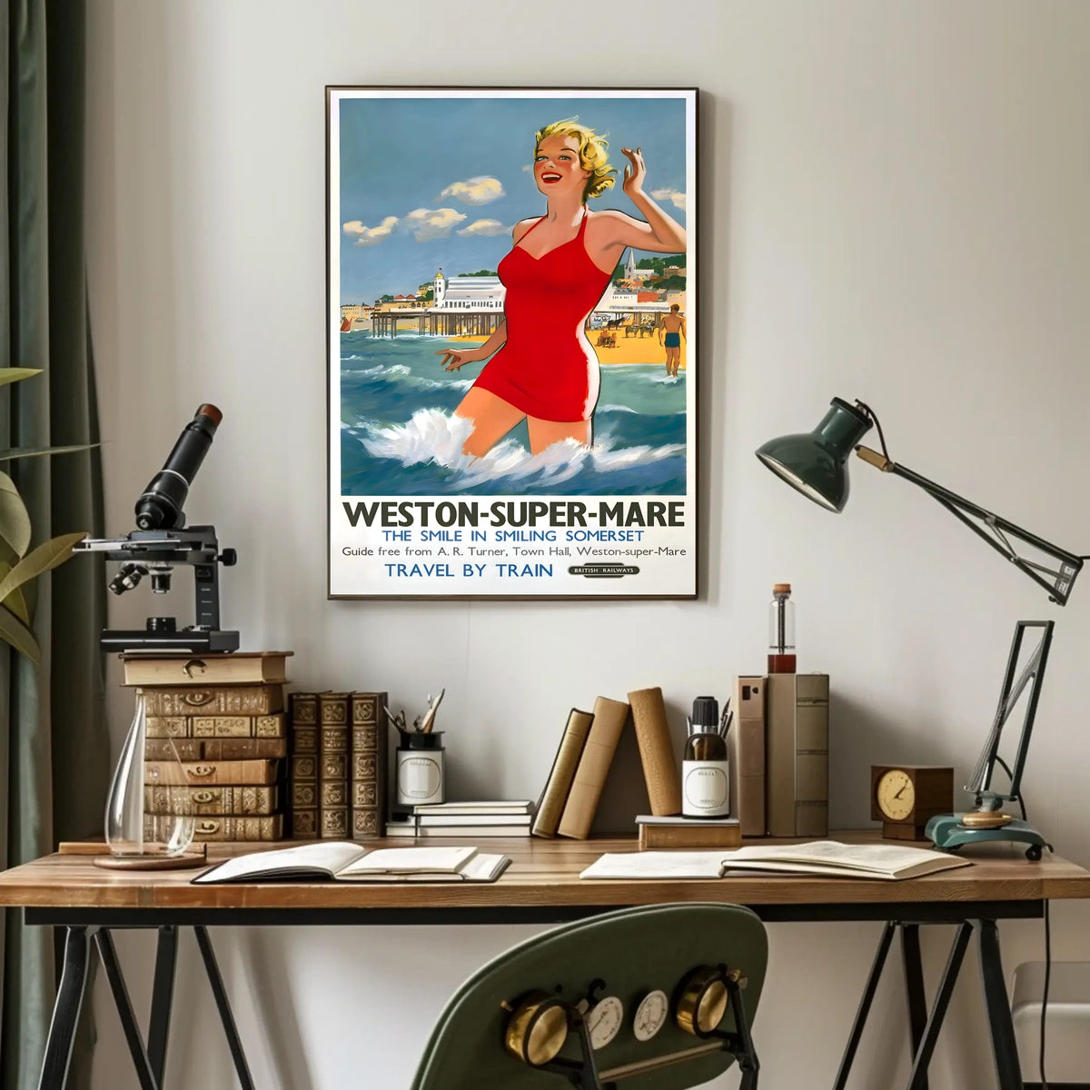 Weston-Super-Mare The Smile In Smiling Poster