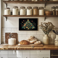 Festive Christmas Tree Poster