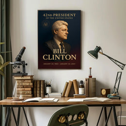 42nd President's Era Official Portrait Historical or Presidential Poster PosterGoat