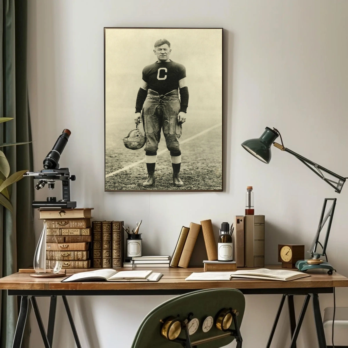 Vintage Football Legend Poster