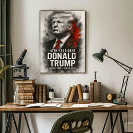 Donald Trump 47th President Poster