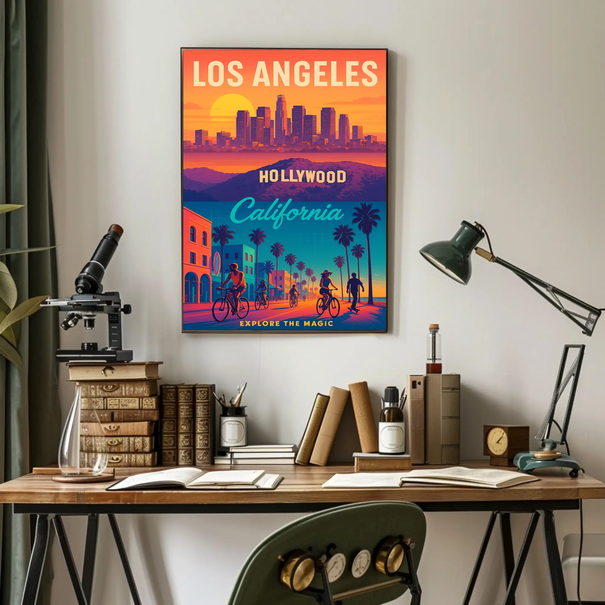 Explore the Magic of Los Angeles Poster PosterGoat