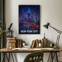 New York City Skyline Poster