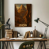 Zion National Park Poster