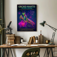 Orchid Mantis Natures Enigma Poster