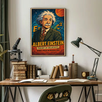 Albert Einstein Theory Of Relativity Poster