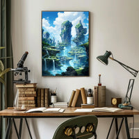 Enchanted Waterfalls Poster