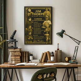 Celebrating Jim Thorpe A Sports Legend Poster