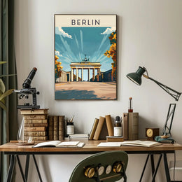 Berlin's Iconic Landmark Poster