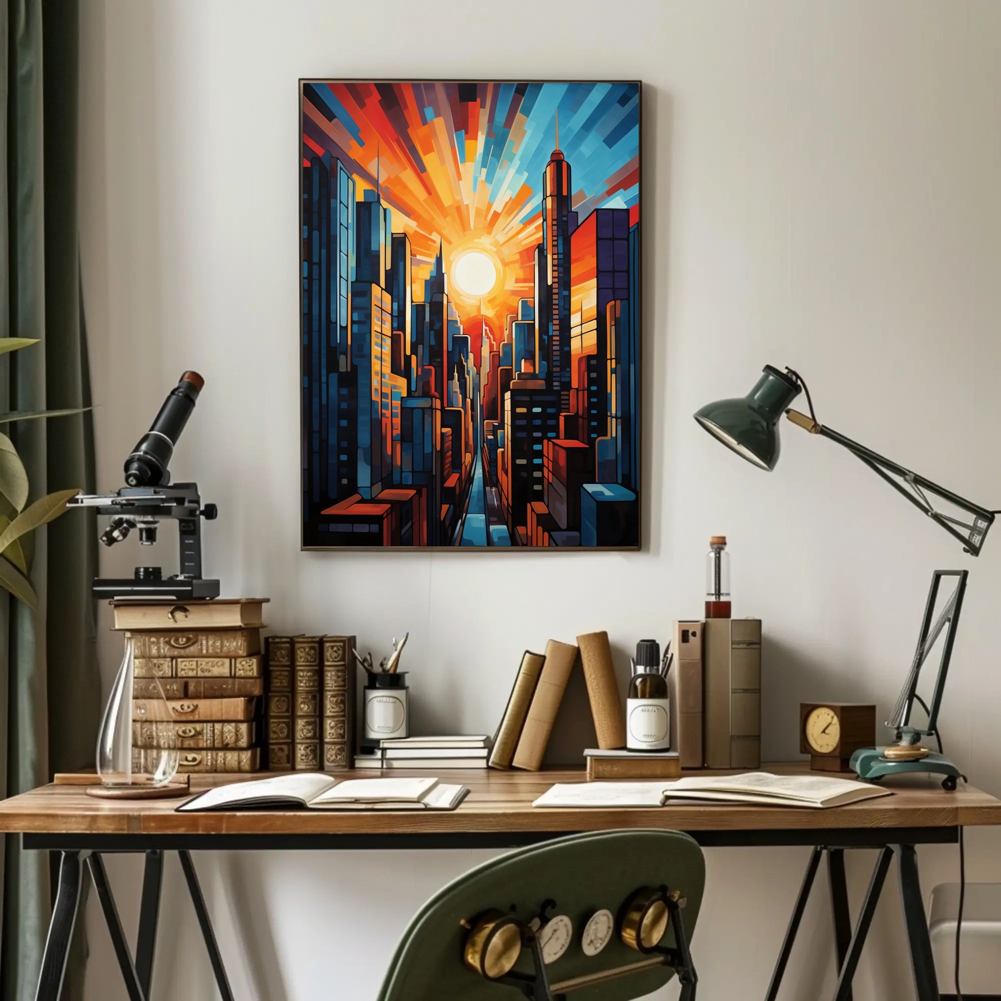 Urban Sunrise Poster PosterGoat