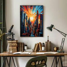 Urban Sunrise Poster PosterGoat