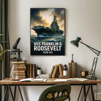 USS Franklin D. Roosevelt (CVB-42) Poster PosterGoat