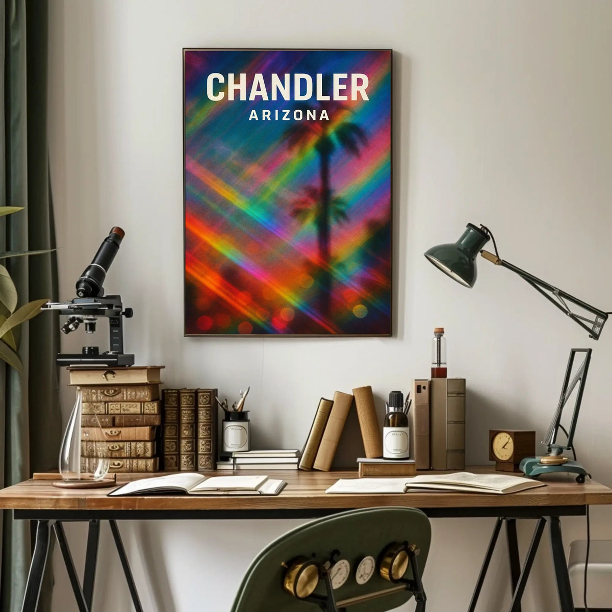 Chandler Arizona Vibes Digital Painting Poster