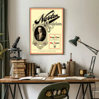 Vintage Magic Show Poster with Art Nouveau Influence