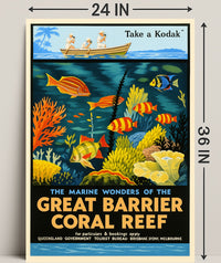 Marine Wonders of the Great Barrier Reef Poster PosterGoat