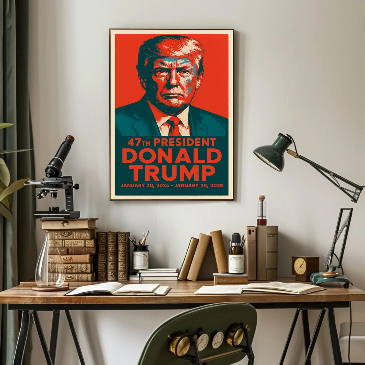 Donald Trump Visionary Vanguard Pop Art Poster