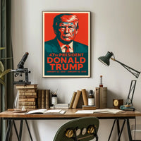 Donald Trump Visionary Vanguard Pop Art Poster