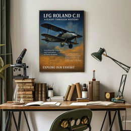 LFG Roland C.II A Flight Through History Poster PosterGoat