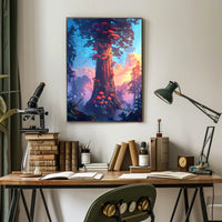 Enchanted Forest Tower Poster