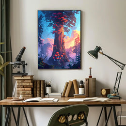 Enchanted Forest Tower Poster