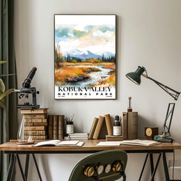 Kobuk Valley Watercolor Wall Art Poster