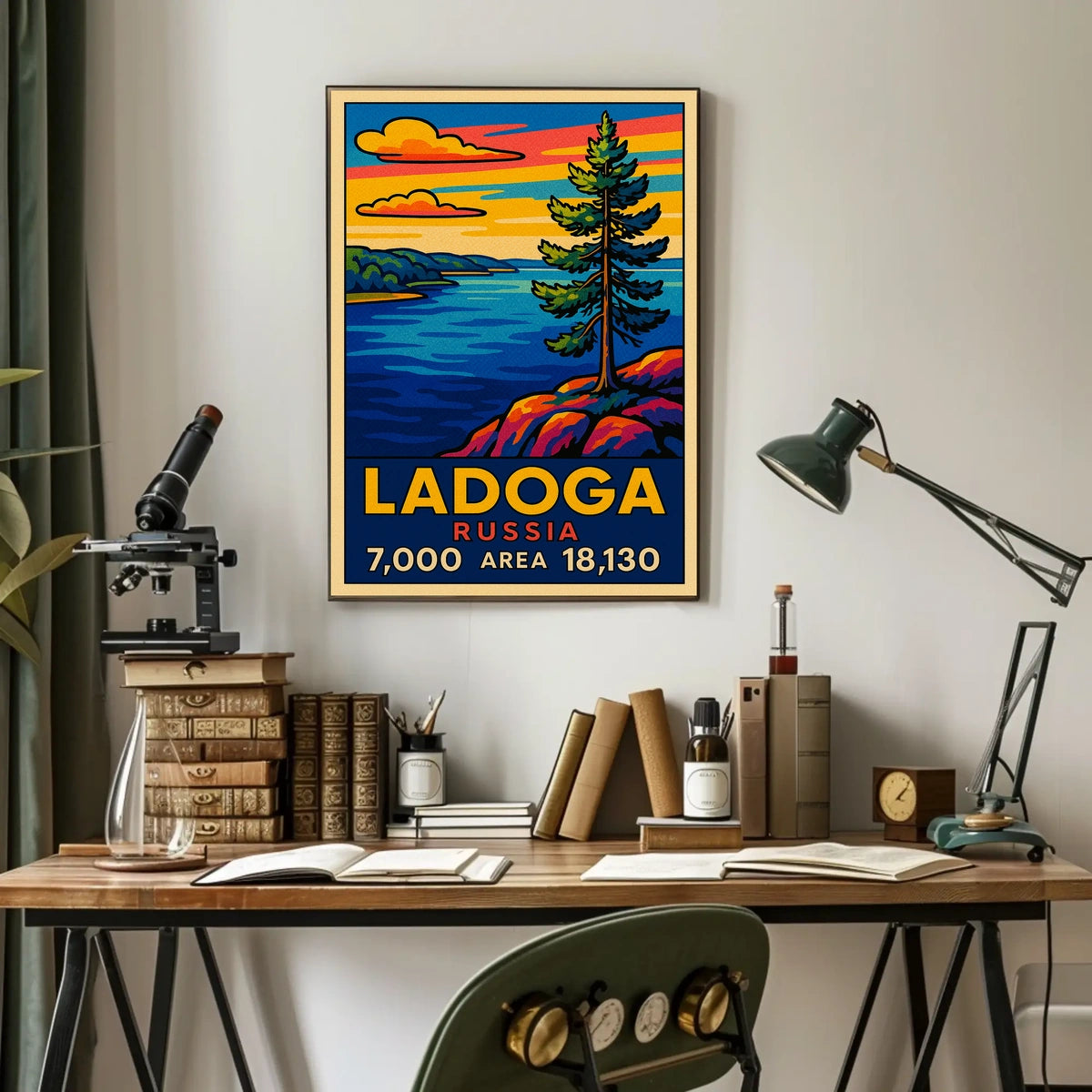 Lake Ladoga Russia Poster