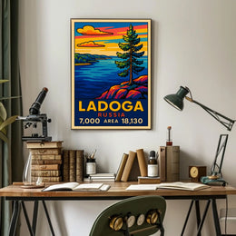 Lake Ladoga Russia Poster