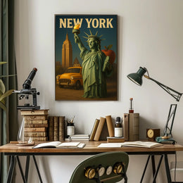 New York Iconography Poster
