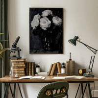 Elegant Impressionistic Floral Painting Art Poster PosterGoat