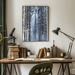 Winter Forest Serenity Poster