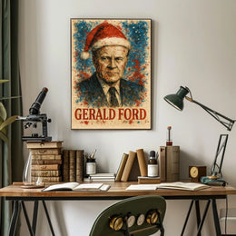 Gerald Ford 38th President of the United States Christmas SeriesPoster