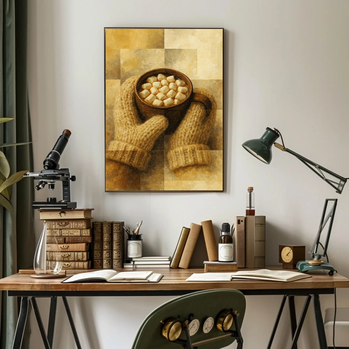 Cozy Winter Warmth Poster