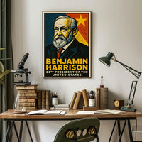 Benjamin Harrison 23rd President Poster