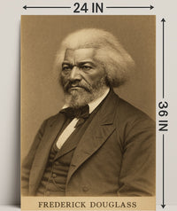 Frederick Douglass Portrait Poster PosterGoat