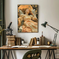 Vintage Car and Futuristic Architecture Art Poster