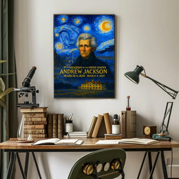 Andrew Jackson 7th President of the United States Presidential Masterpiece Series Poster