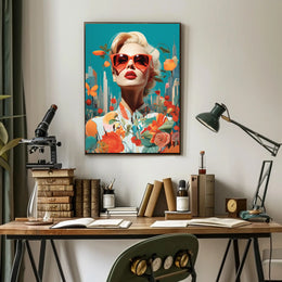 Glamorous Urban Fashion Pop Art Poster Modern Wall Art