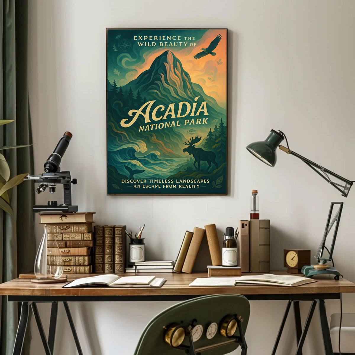 Discover The Beauty Of Acadia Poster
