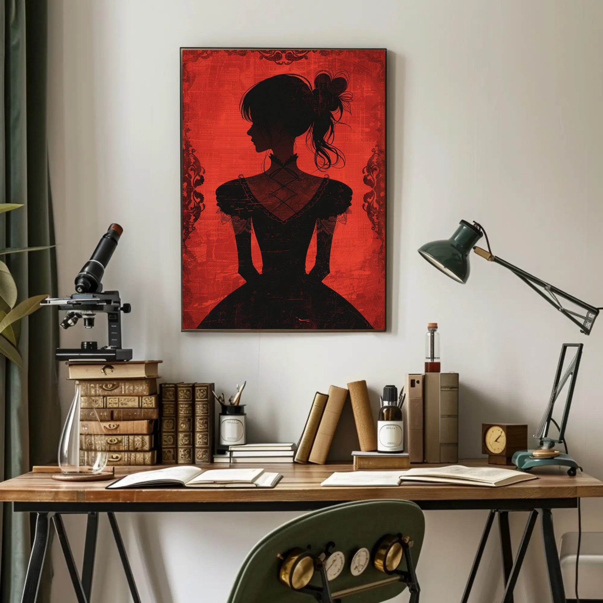 Silhouette Elegance Poster PosterGoat