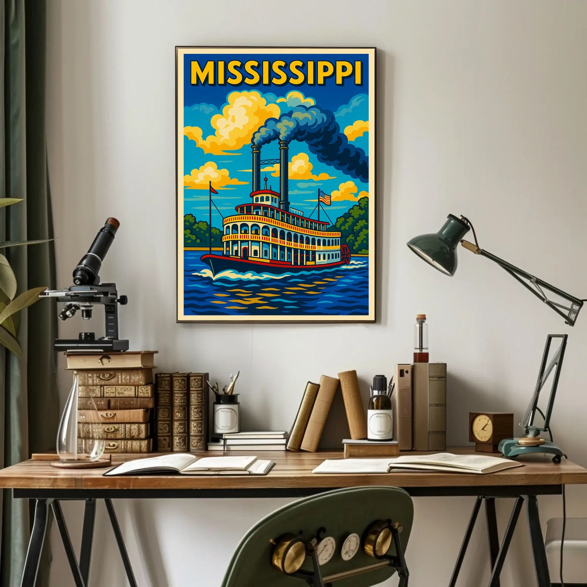 Mississippi Riverboat Adventure Poster