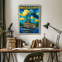 Mississippi Riverboat Adventure Poster