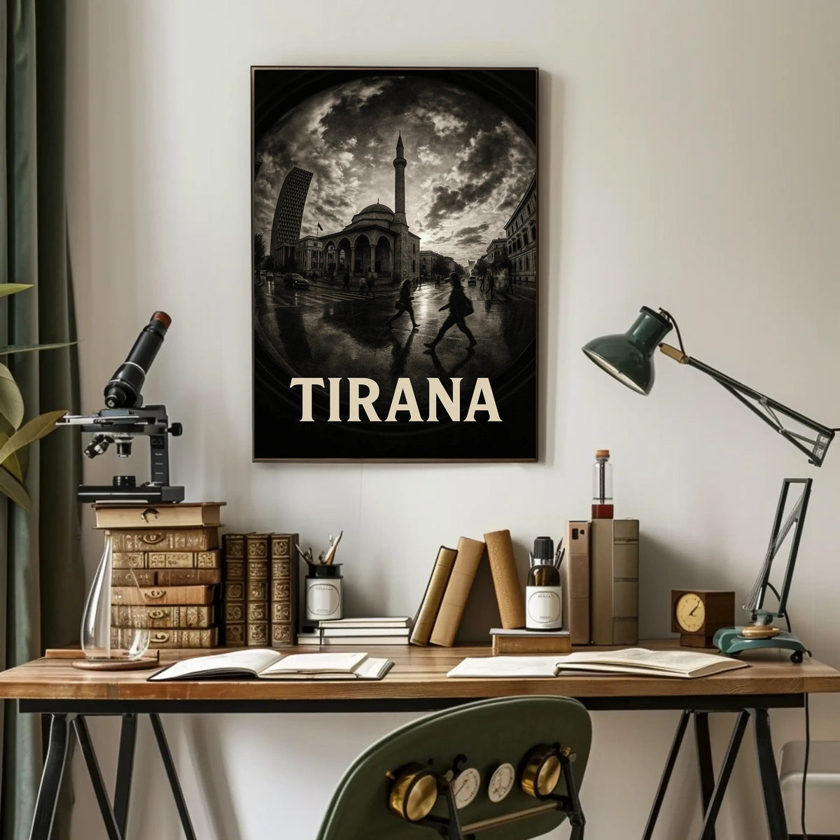 Tirana At Dusk Poster