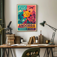 Fly Andorra Wander in Color Poster