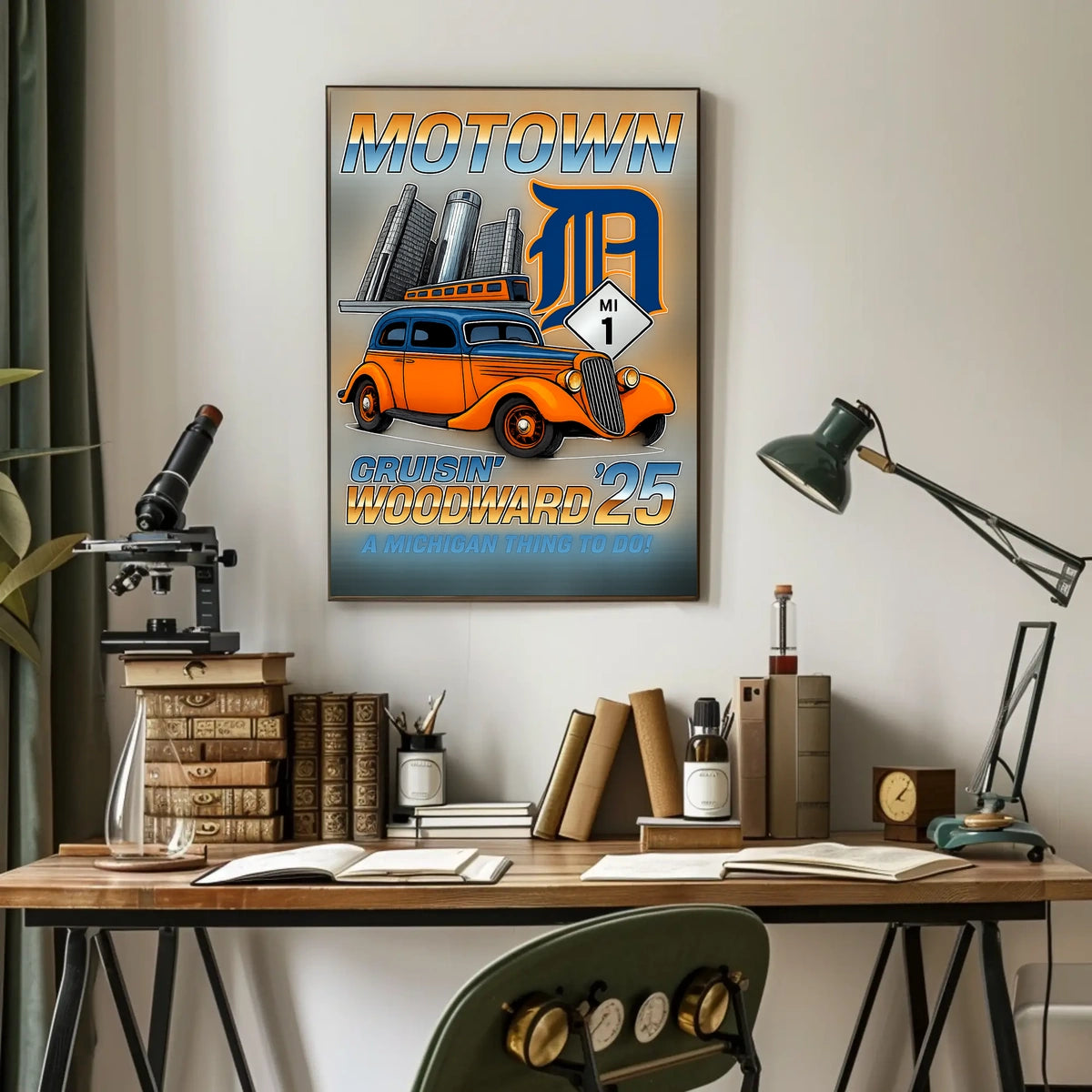 Motown Cruisin Woodward 25 Poster