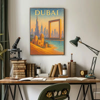 Dubai Poster Wall Art Blends Tradition Modernity For Home