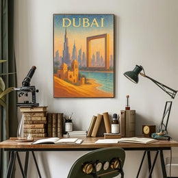 Dubai Poster Wall Art Blends Tradition Modernity For Home